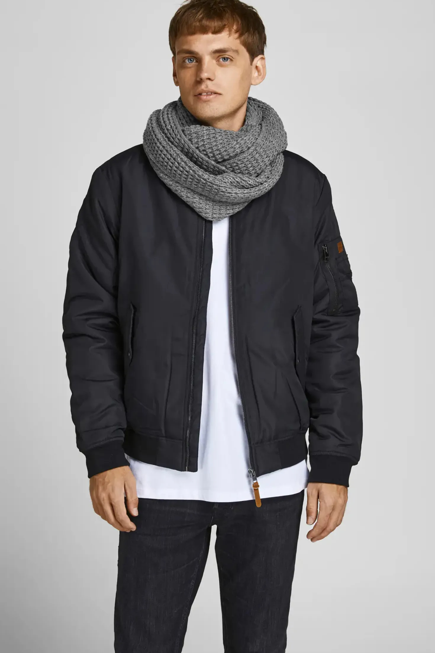 Echarpe Jack & Jones Gris