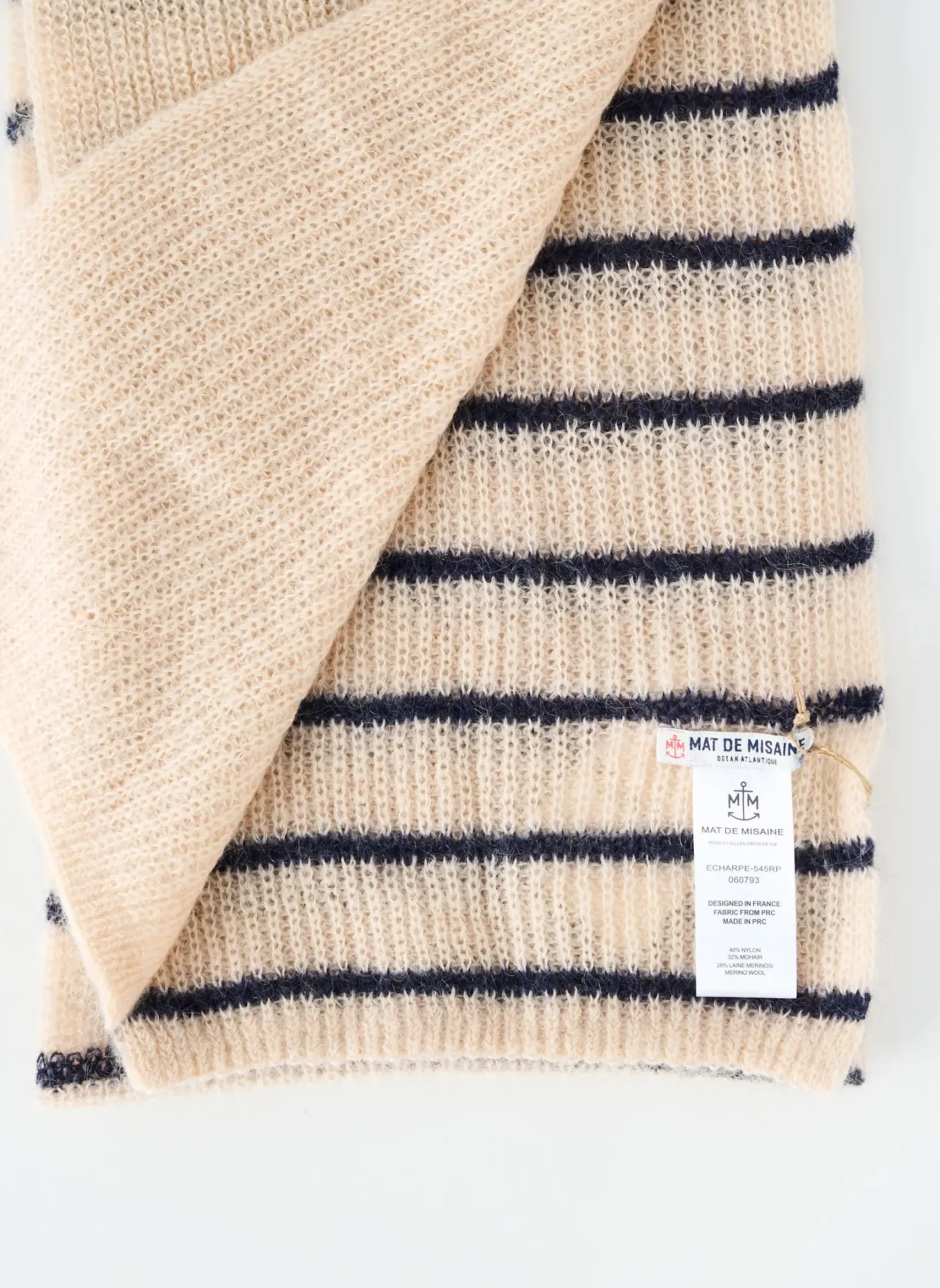 Echarpe Mat De Misaine Beige