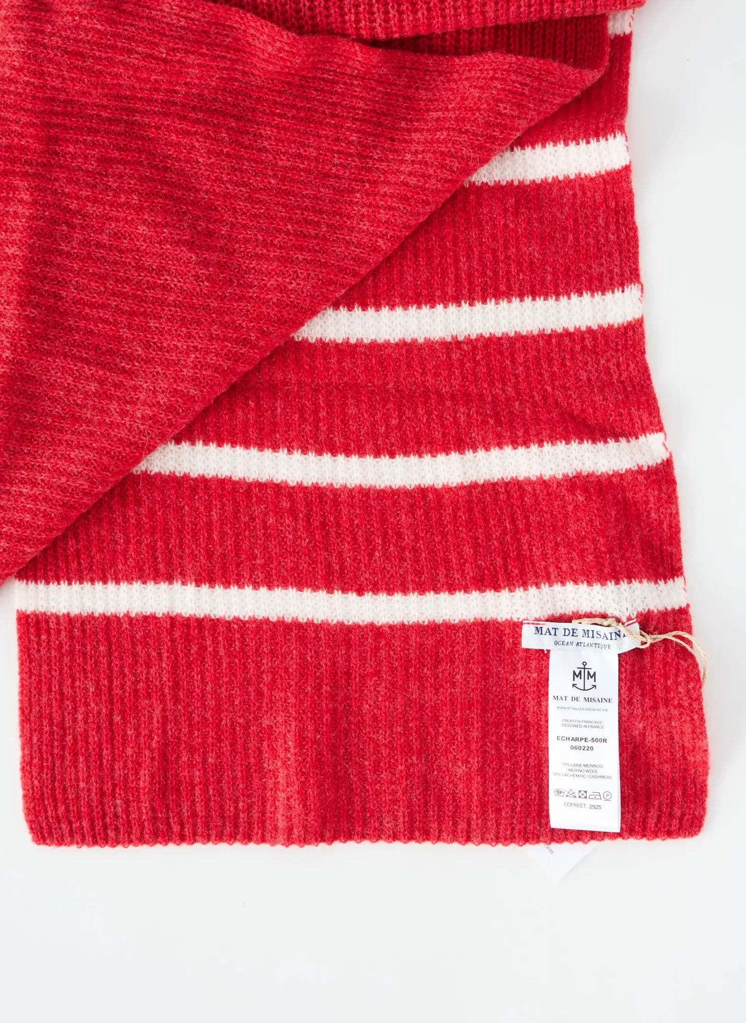 Echarpe Mat De Misaine Rouge