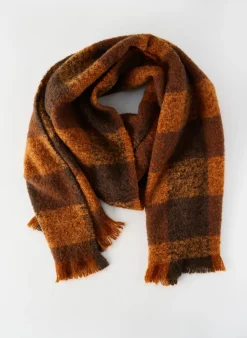 Echarpe Selected Marron