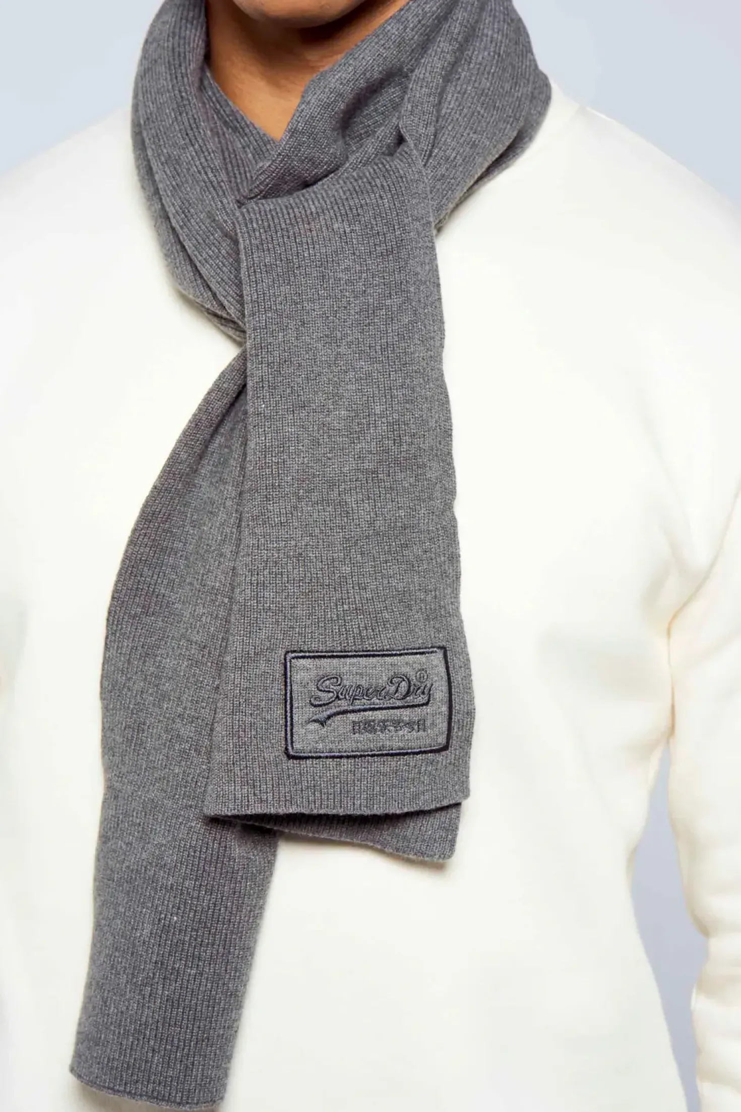 Echarpe Superdry Gris