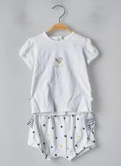 Ensemble Haut/bas Absorba Blanc