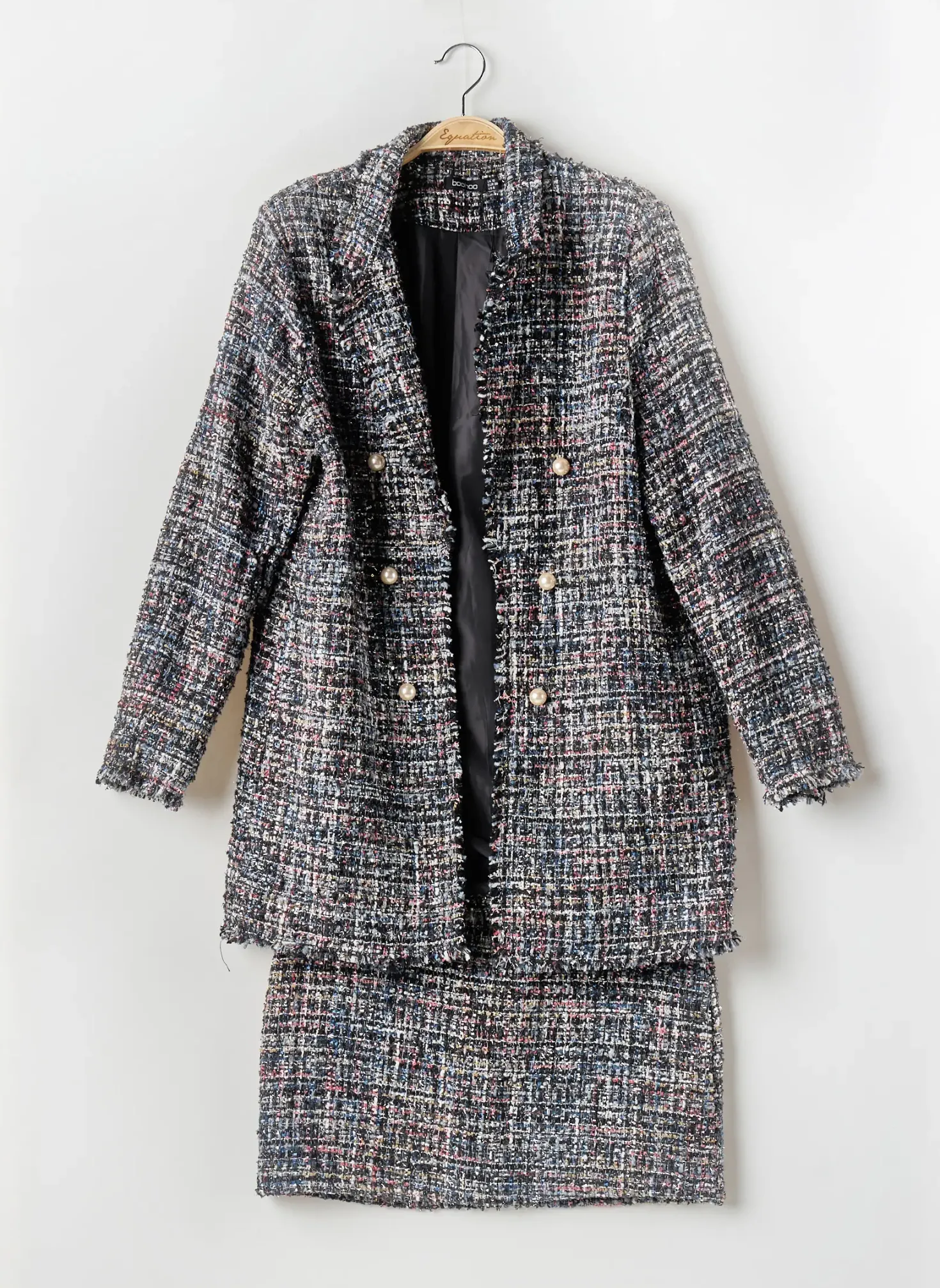 Ensemble Jupe Boohoo Noir