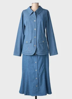 Ensemble Jupe Finnkarelia Bleu