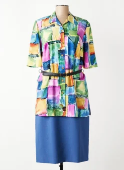 Ensemble Jupe France Rivoire Bleu
