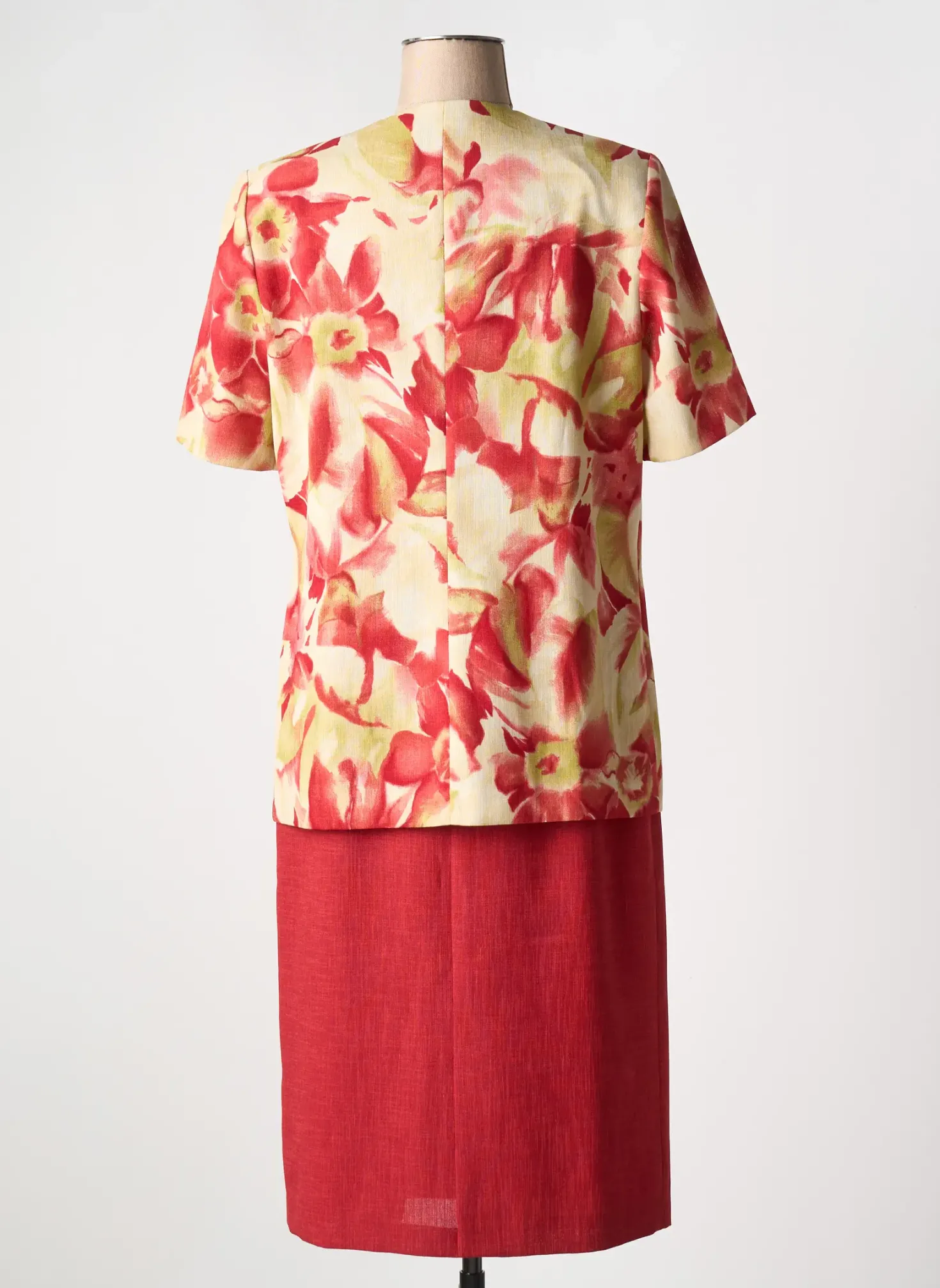 Ensemble Jupe France Rivoire Rouge