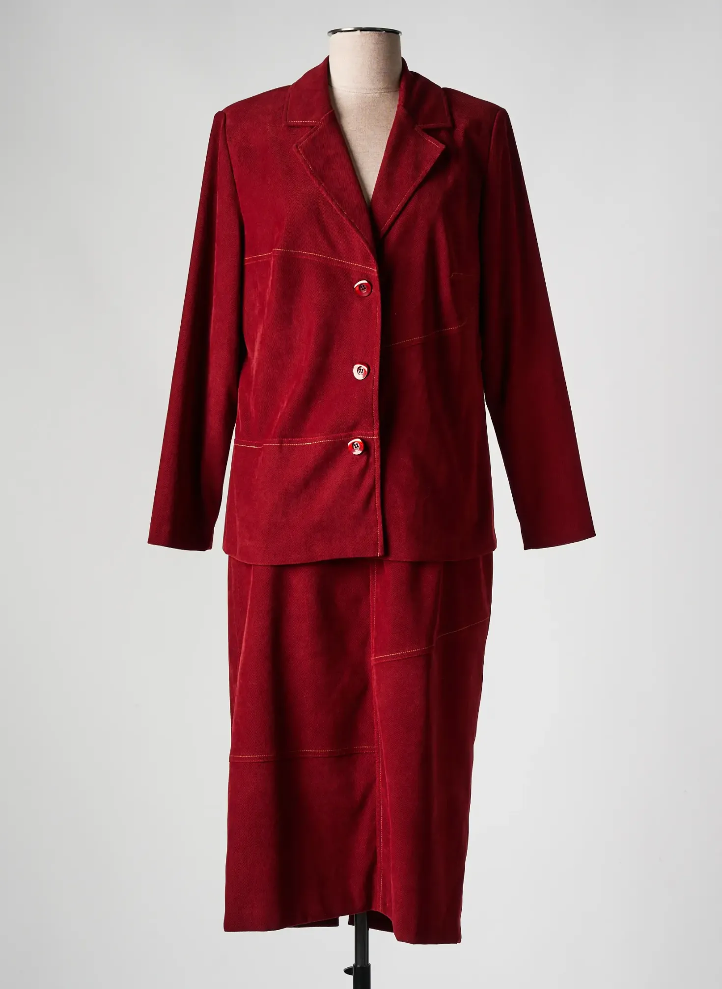 Ensemble Jupe France Rivoire Rouge