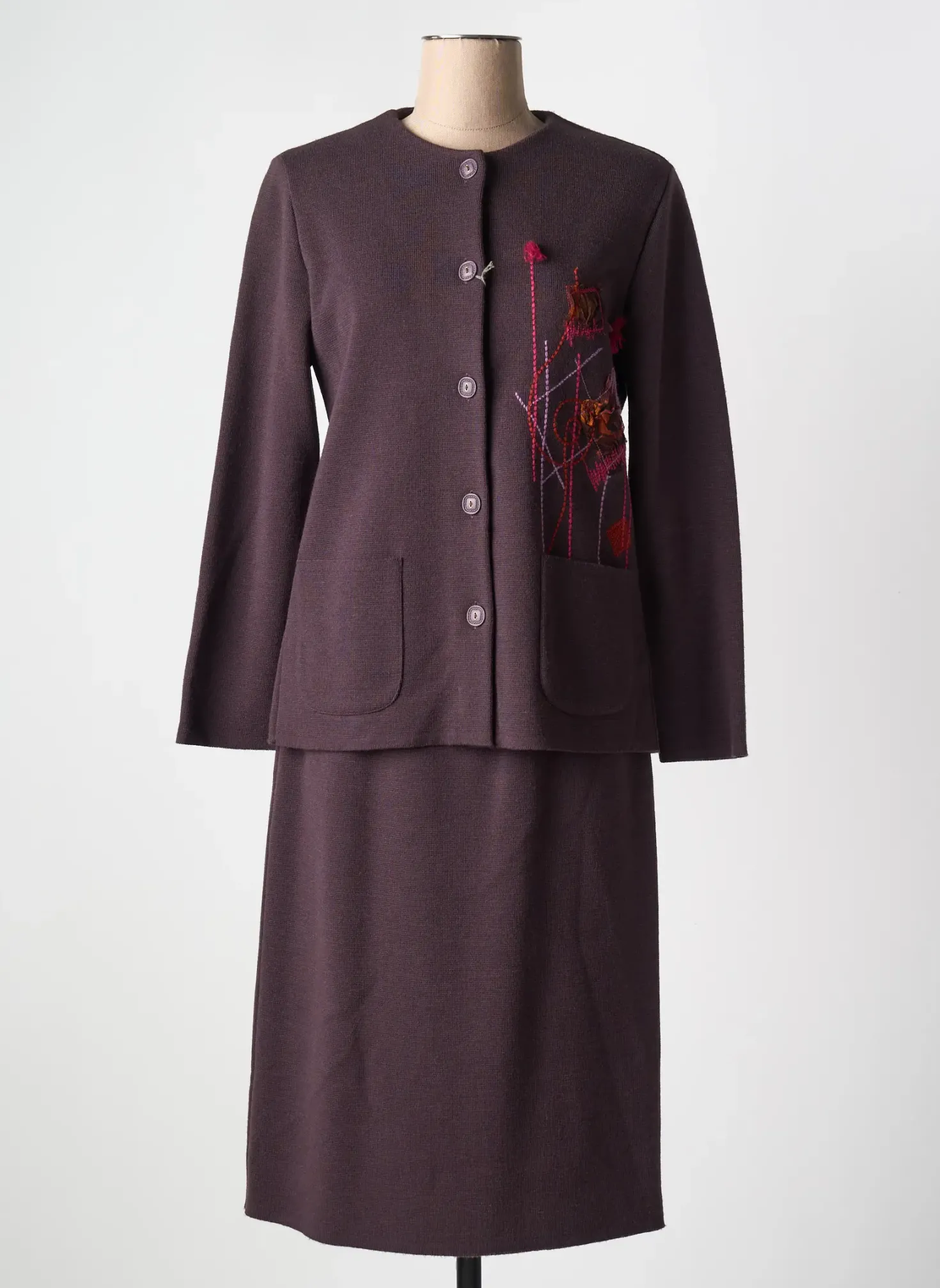 Ensemble Jupe France Rivoire Violet