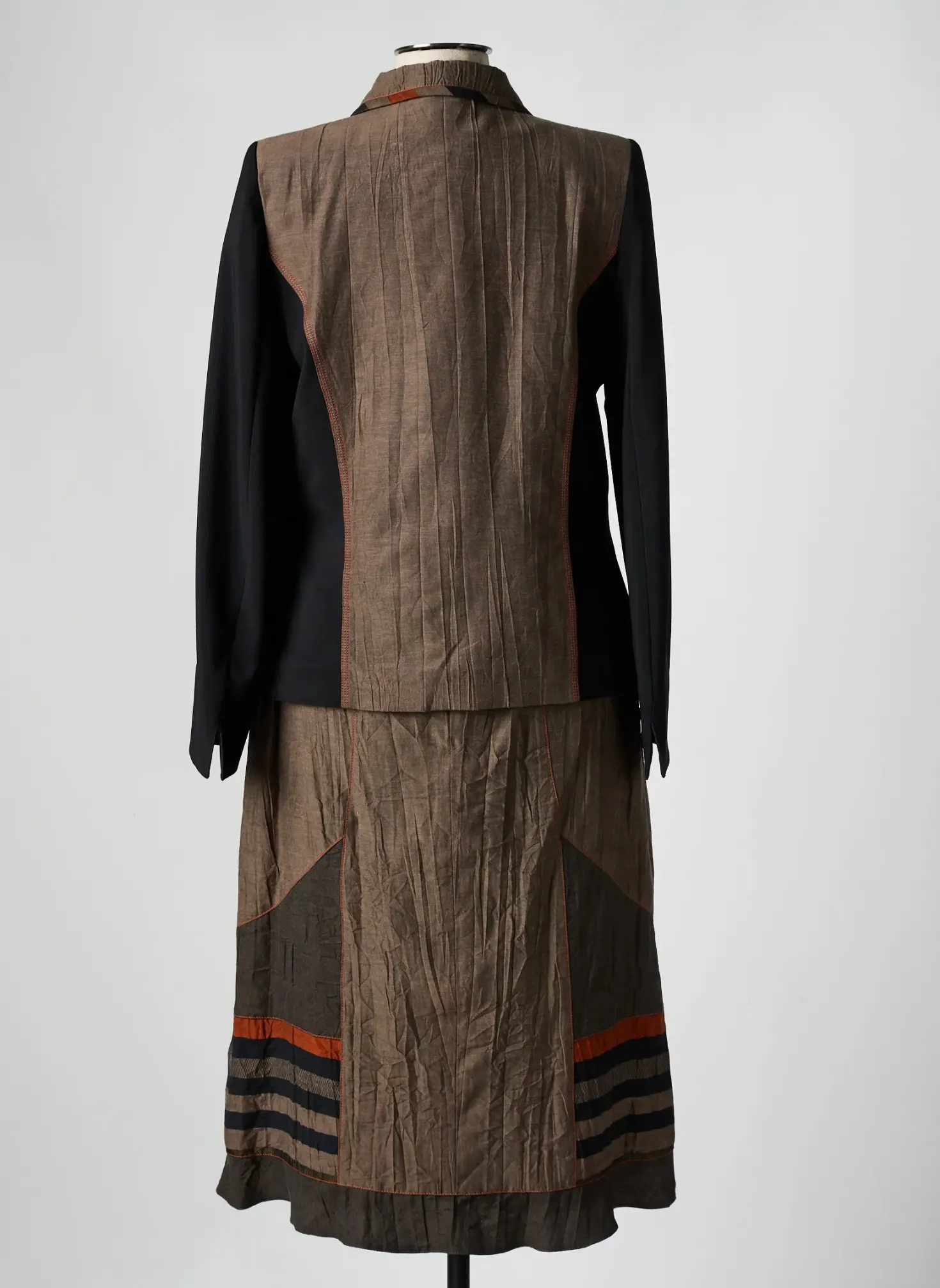 Ensemble Jupe France Rivoire Gris