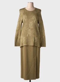 Ensemble Jupe Janine Pauporté Vert