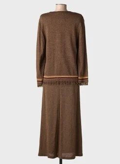 Ensemble Jupe Jean Girard Marron