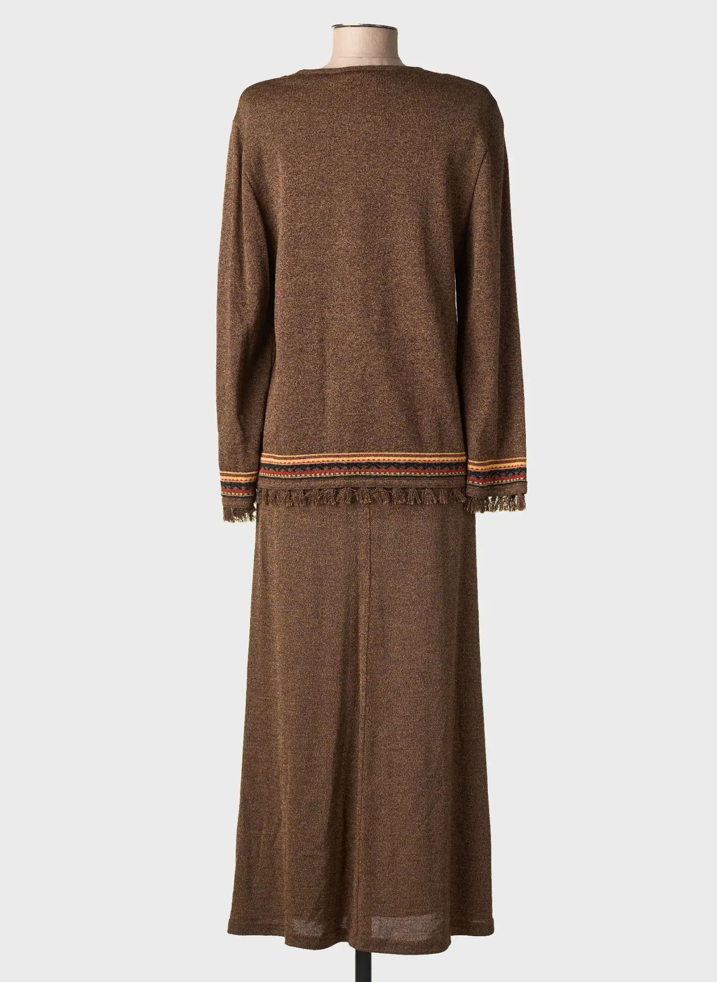 Ensemble Jupe Jean Girard Marron