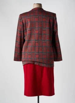 Ensemble Jupe Jean Moreux Rouge