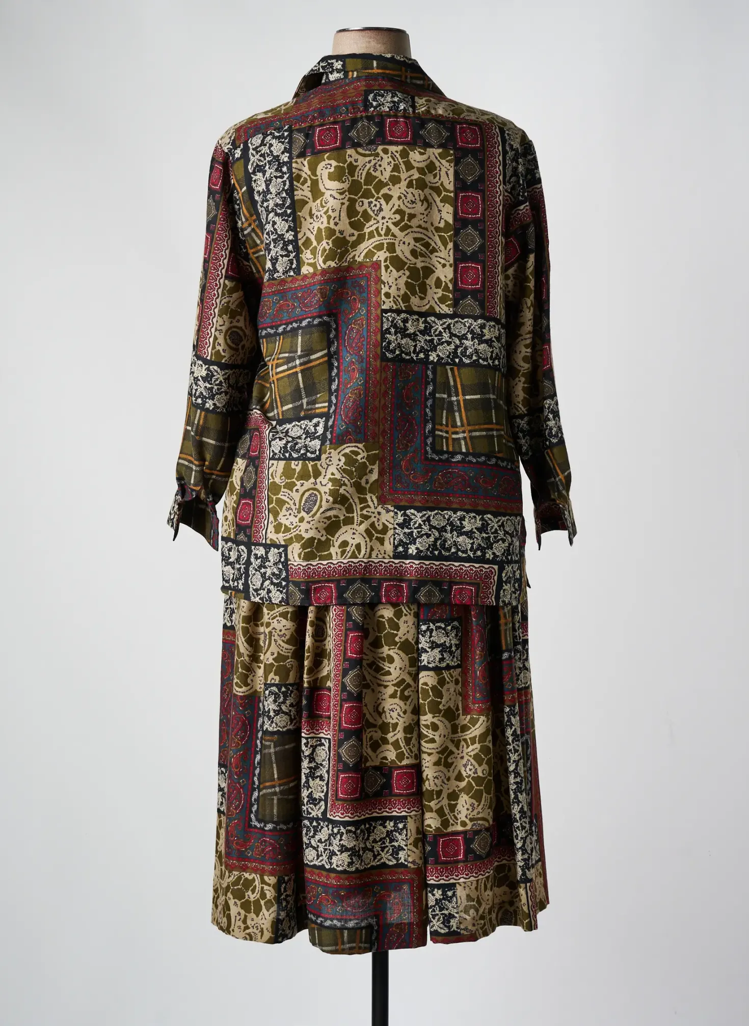 Ensemble Jupe Jean Moreux Rouge