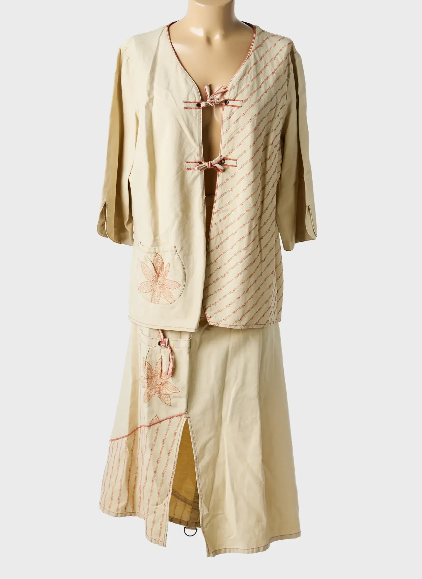 Ensemble Jupe Quattro Beige