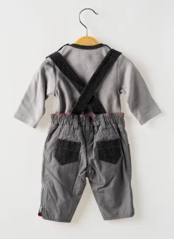 Ensemble Pantalon Bulle De Bb Gris