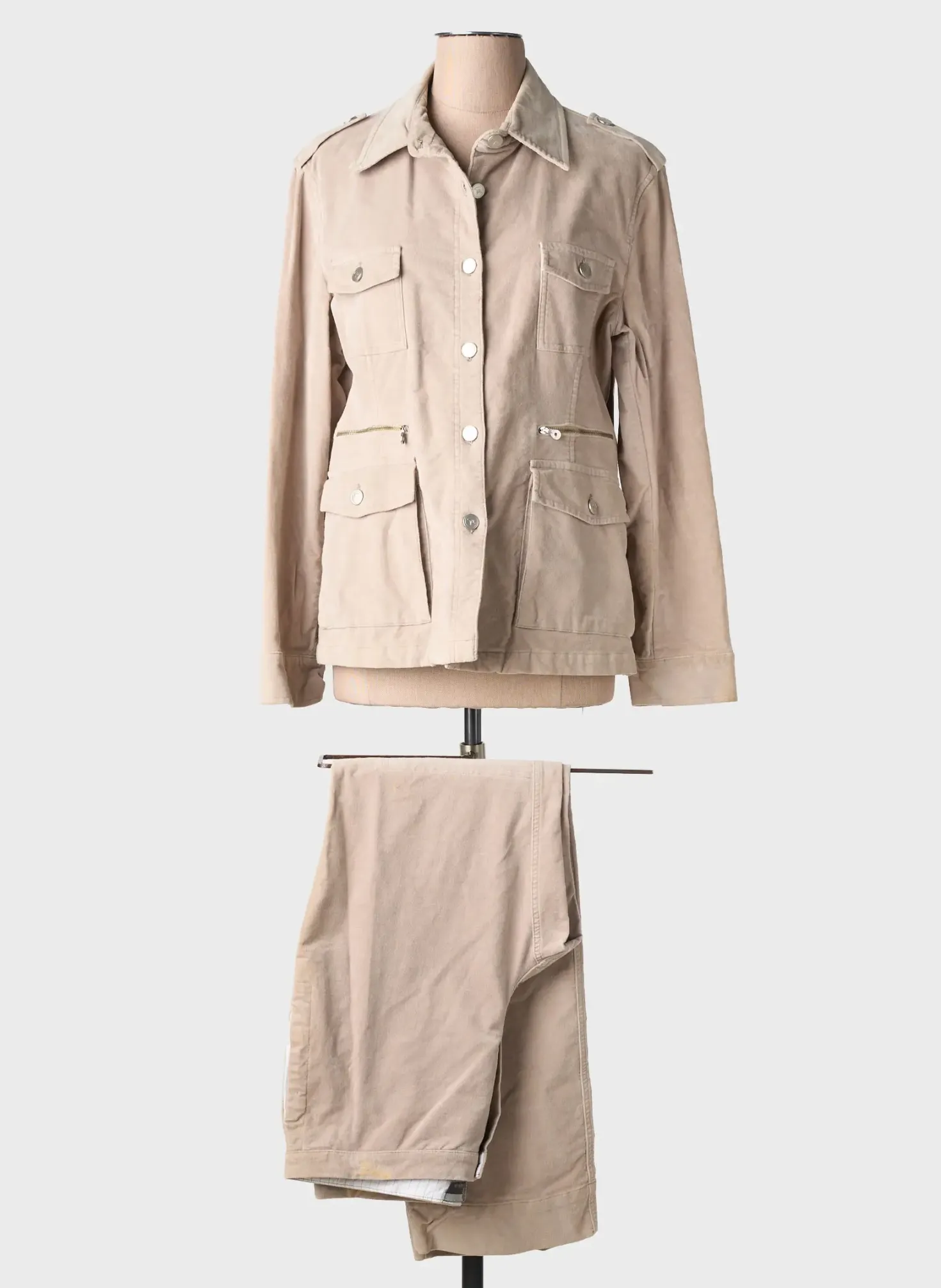 Ensemble Pantalon Claudia Gil Beige