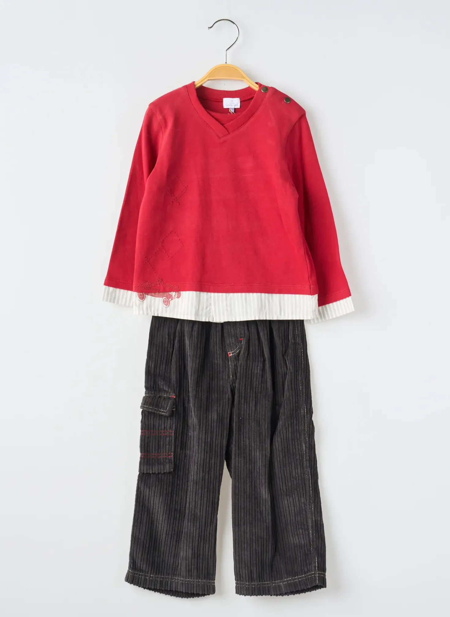 Ensemble Pantalon Coudemail Rouge