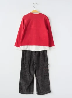 Ensemble Pantalon Coudemail Rouge