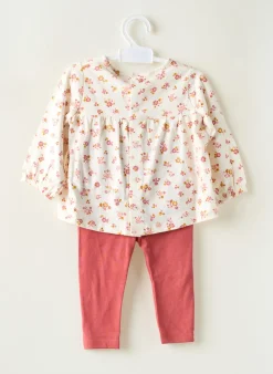 Ensemble Pantalon Elle Est Ou La Mer Orange