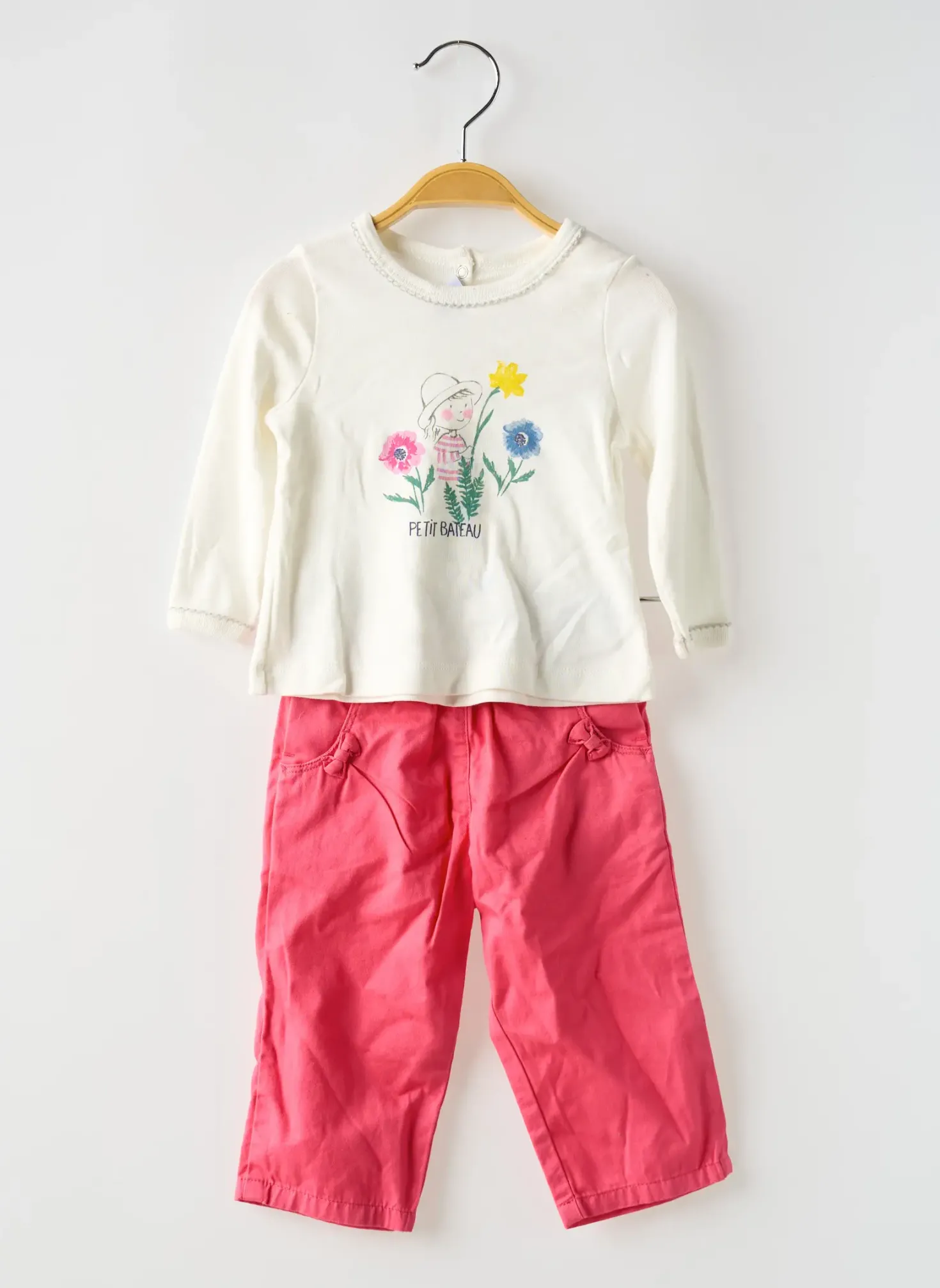 Ensemble Pantalon Petit Bateau Rose