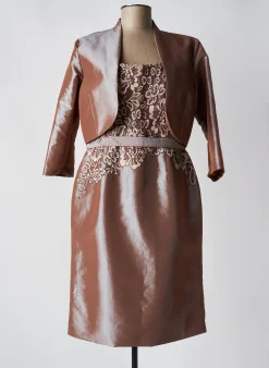 Ensemble Robe Creatif Paris Marron