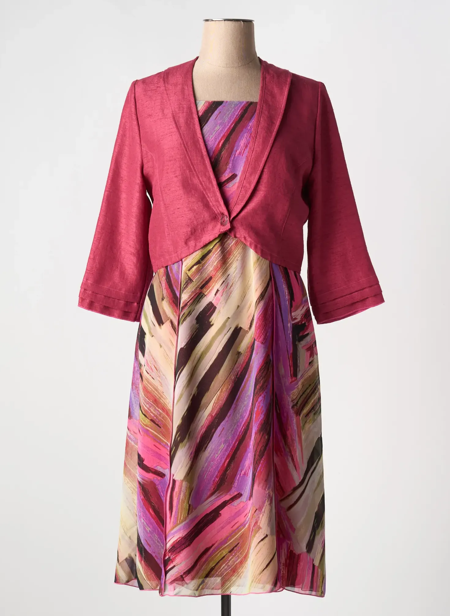 Ensemble Robe France Rivoire Rouge