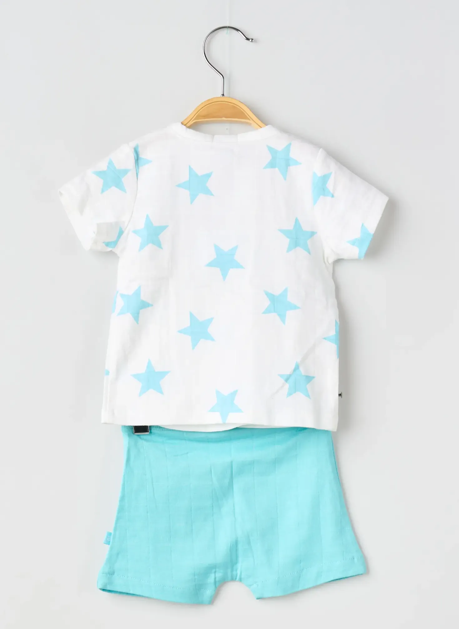 Ensemble Short Absorba Bleu