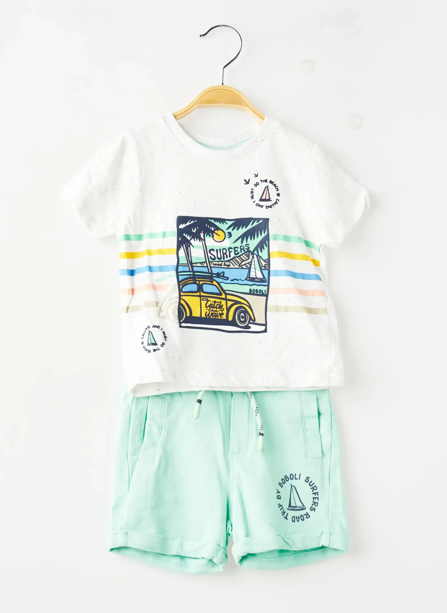 Ensemble Short Boboli Vert