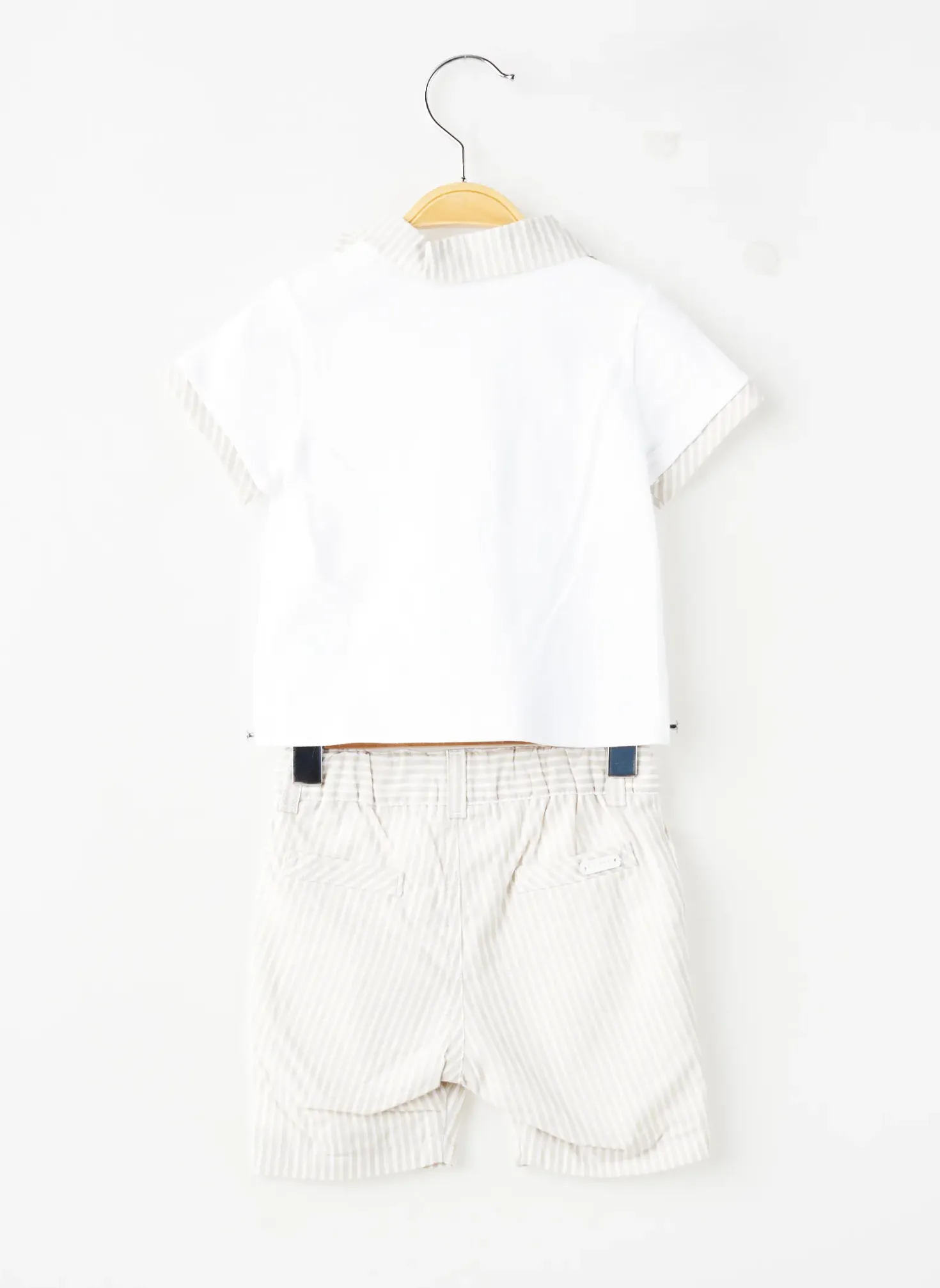 Ensemble Short Gymp Beige