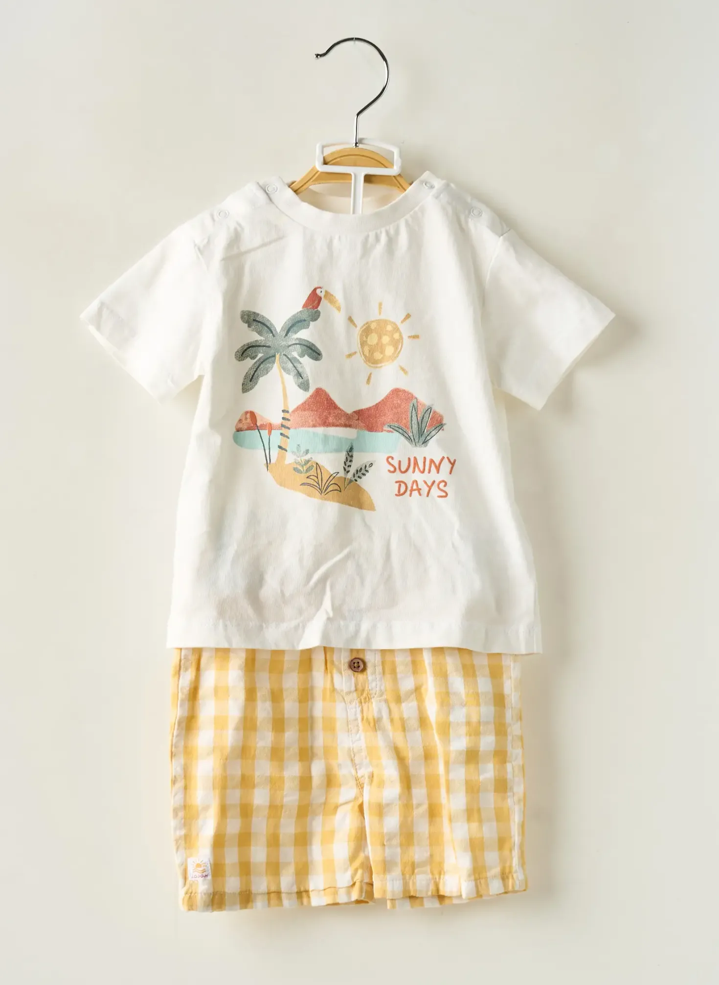 Ensemble Short Losan Blanc