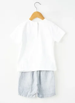 Ensemble Short Mayoral Blanc
