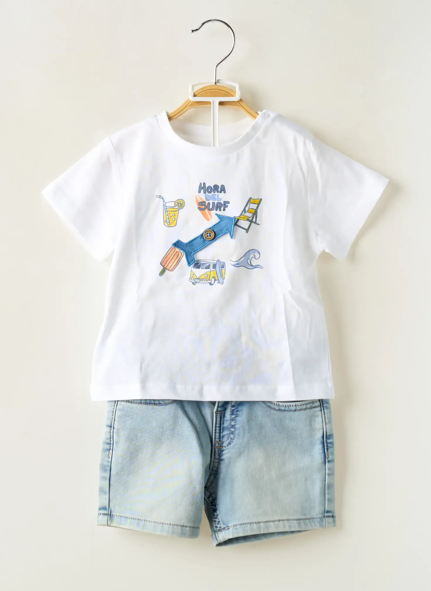 Ensemble Short Mayoral Bleu