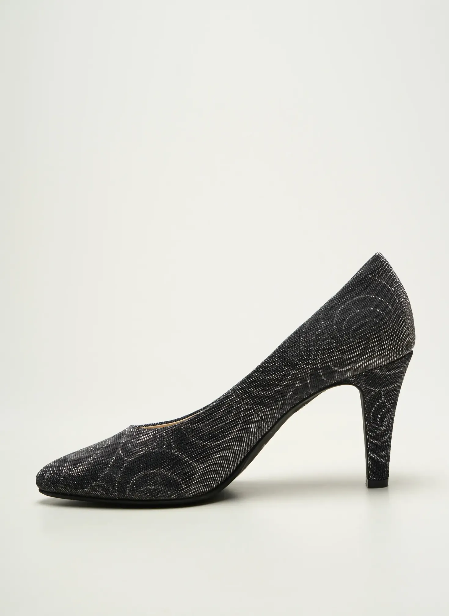 Escarpins Brunate Argent Talon De 7 À 9cm