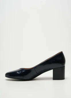 Escarpins Emilie Karston Bleu Talon De 4 À 6cm