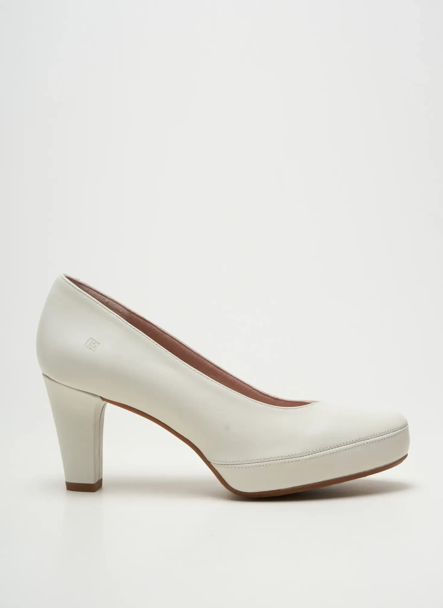 Escarpins Fluchos Blanc Talon De 7 À 9cm