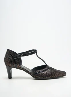 Escarpins Geo-reino Noir Talon De 4 À 6cm