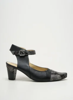 Escarpins Geo-reino Noir Talon De 4 À 6cm