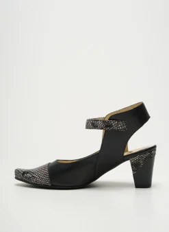 Escarpins Geo-reino Noir Talon De 4 À 6cm