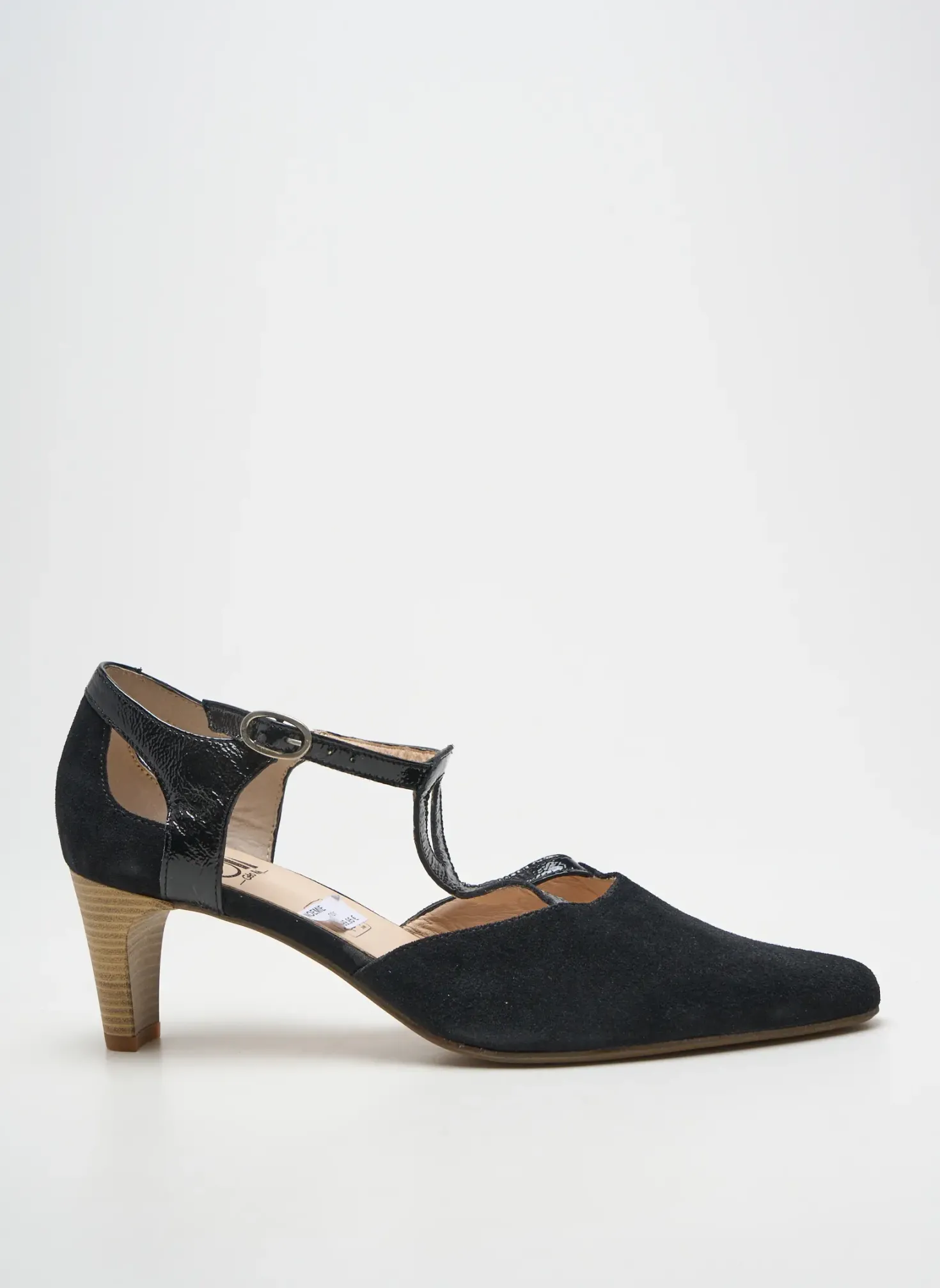 Escarpins Geo-reino Noir Talon De 4 À 6cm