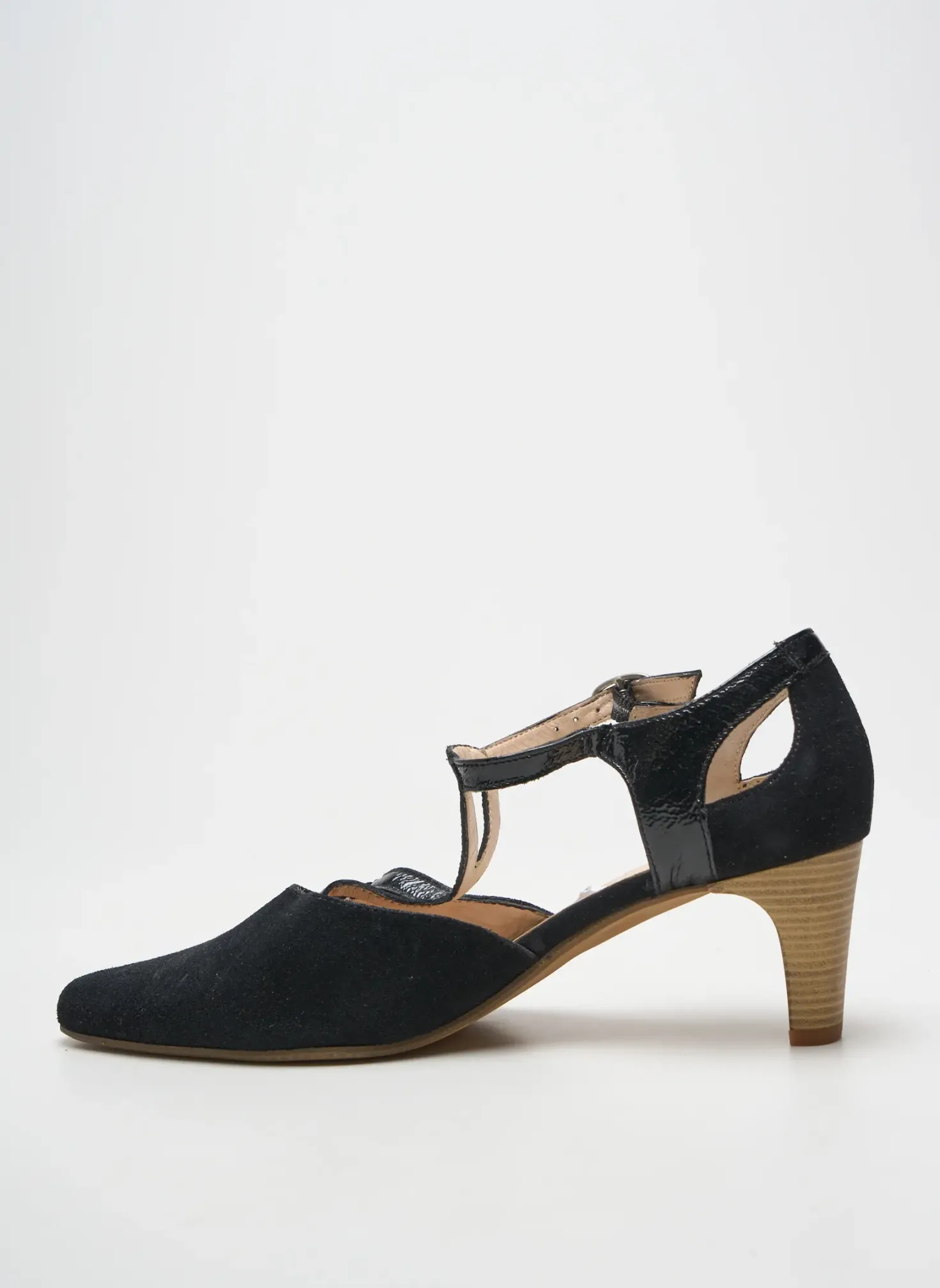 Escarpins Geo-reino Noir Talon De 4 À 6cm