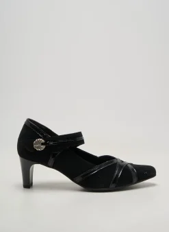 Escarpins Geo-reino Noir Talon De 4 À 6cm