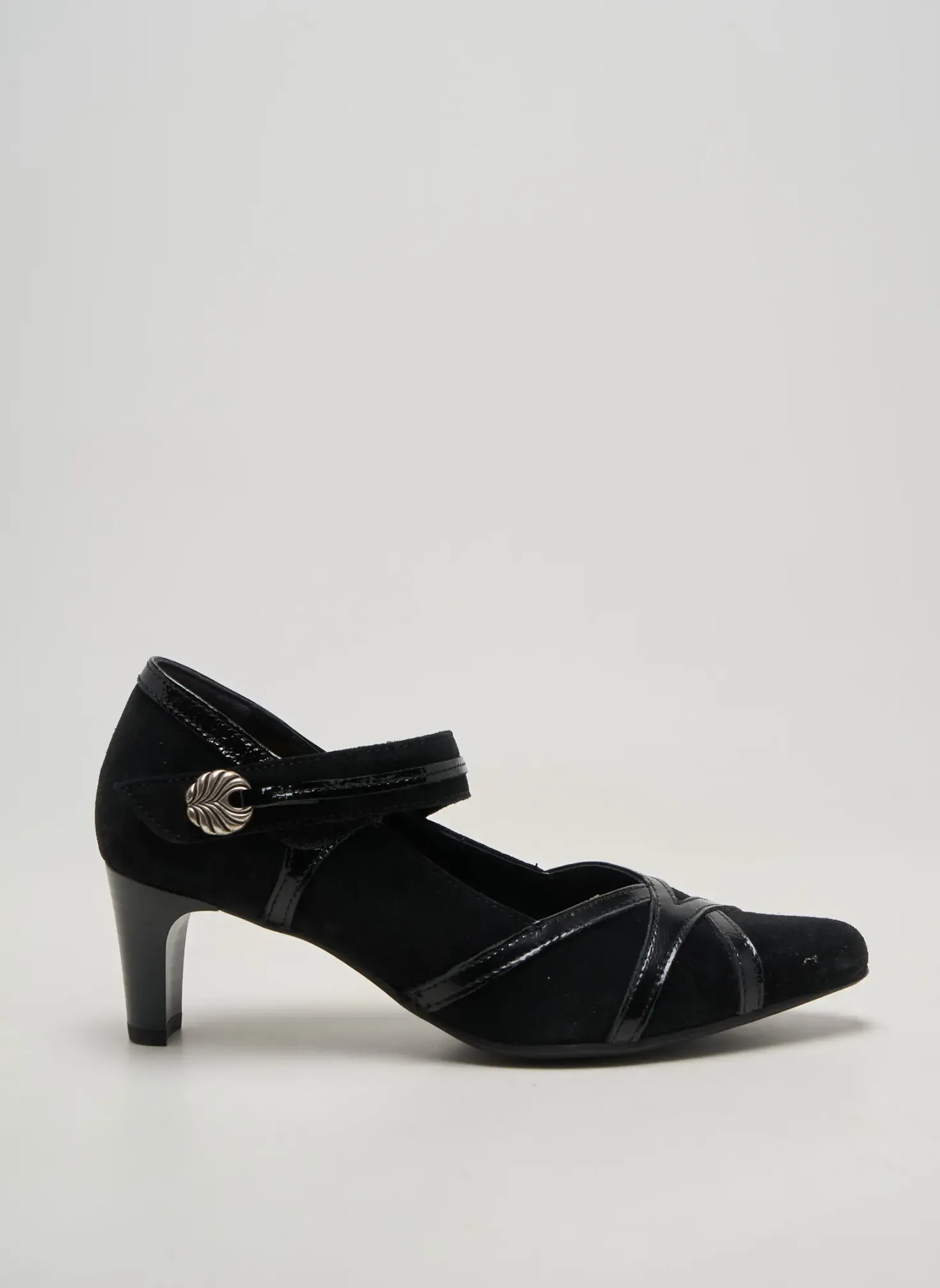 Escarpins Geo-reino Noir Talon De 4 À 6cm