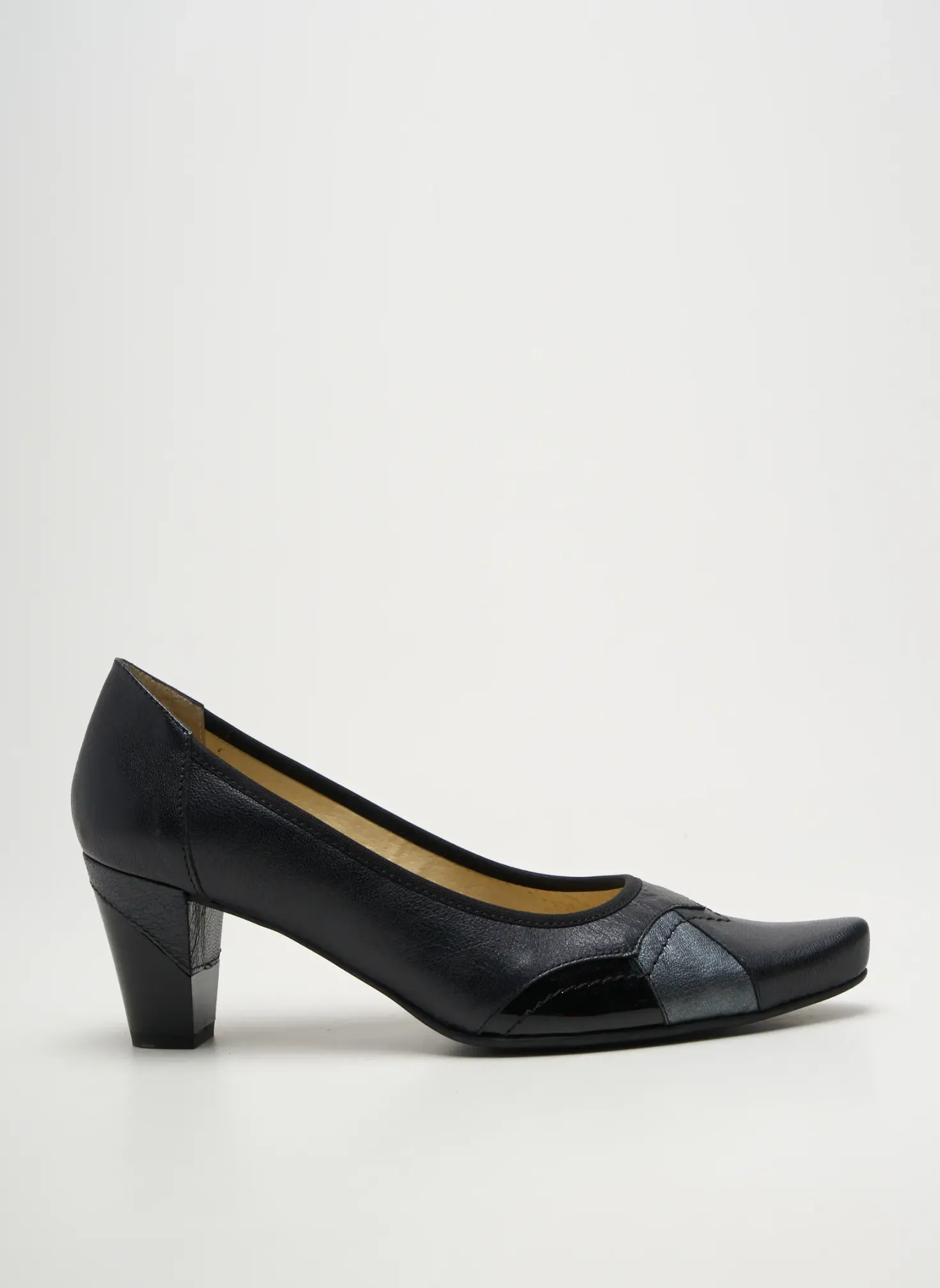 Escarpins Geo-reino Noir Talon De 4 À 6cm