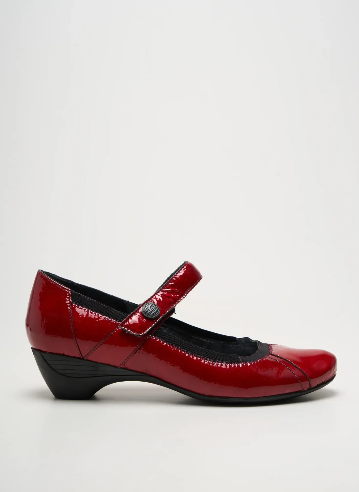Escarpins Geo-reino Rouge Talon De 4 À 6cm