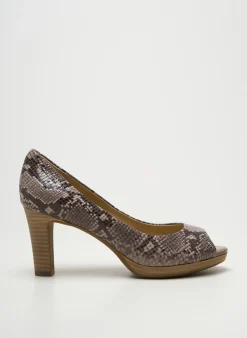 Escarpins Geox Marron Talon De 7 À 9cm