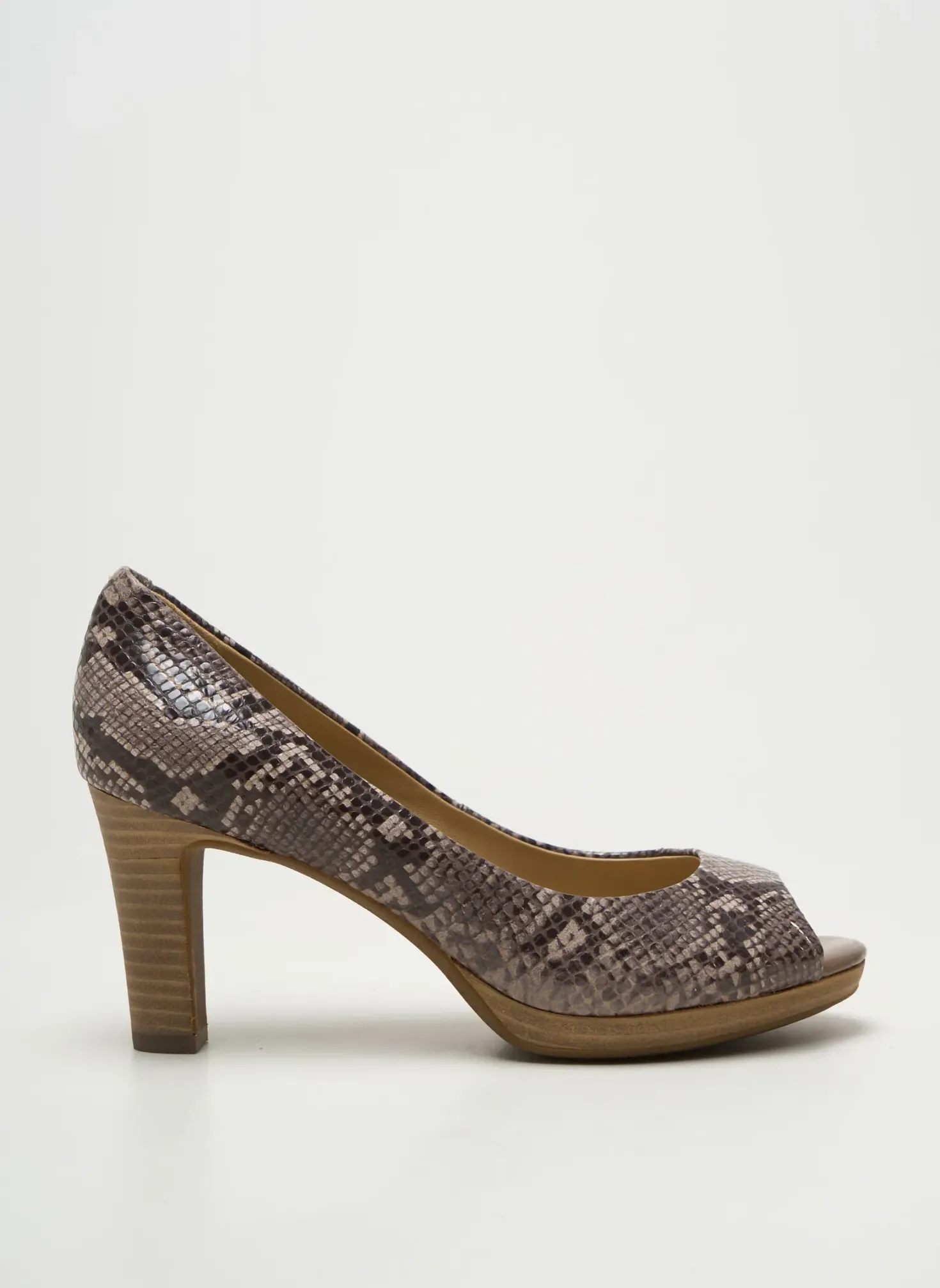 Escarpins Geox Marron Talon De 7 À 9cm