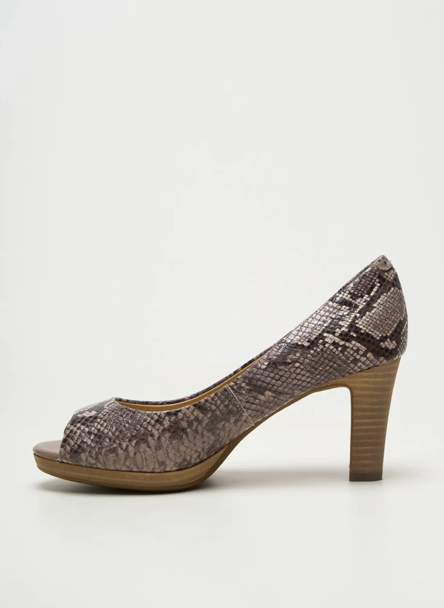 Escarpins Geox Marron Talon De 7 À 9cm