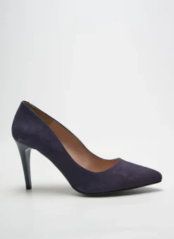 Escarpins Giulia Bleu Talon De 7 À 9cm