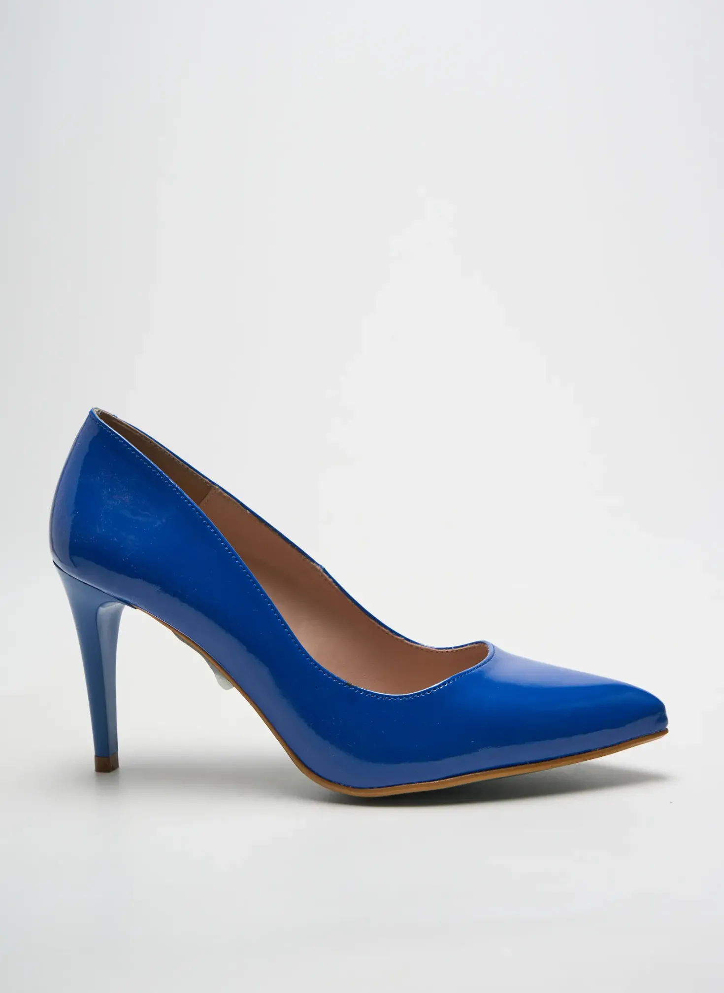 Escarpins Giulia Bleu Talon De 7 À 9cm